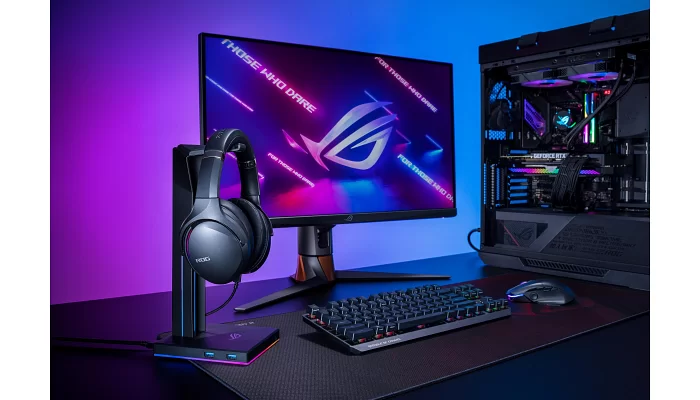 Гарнітура ігрова ASUS ROG FUSION II 500 USB RGB Black, фото № 7