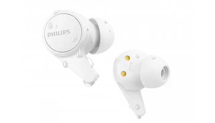 Бездротові вакуумні навушники Philips TAT1207 True Wireless IPX4 White, фото № 1
