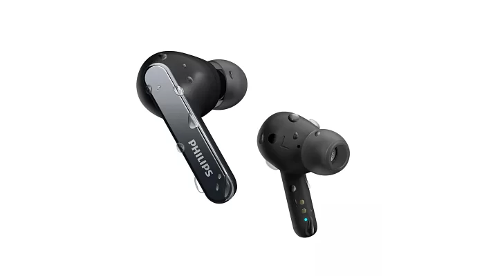 Бездротові вакуумні навушники Philips TAT5506 TWS ANC Pro IPX5 Touch control Mic Black, фото № 14
