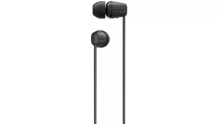 Бездротові вакуумні навушники Sony WI-C100 In-ear IPX4 Wireless Black, фото № 4