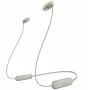 Беспроводные вакуумные наушники Sony WI-C100 In-ear IPX4 Wireless Biege