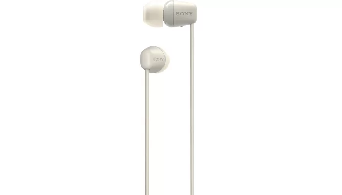 Беспроводные вакуумные наушники Sony WI-C100 In-ear IPX4 Wireless Biege, фото № 3