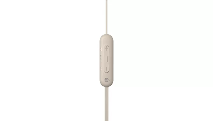 Беспроводные вакуумные наушники Sony WI-C100 In-ear IPX4 Wireless Biege, фото № 4