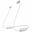 Бездротові вакуумні навушники Sony WI-C100 In-ear IPX4 Wireless White