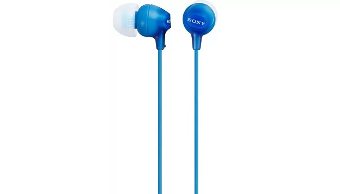 Вакуумные наушники Sony MDR-EX15LP In-ear Blue, фото № 1
