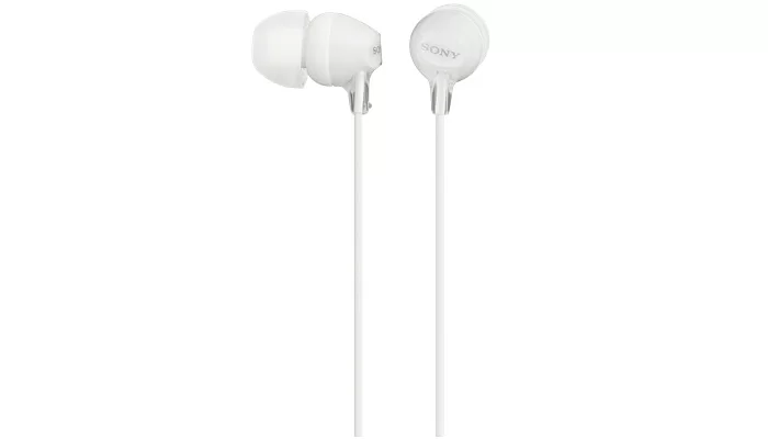 Вакуумные наушники Sony MDR-EX15LP In-ear White, фото № 1