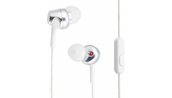 Вакуумні навушники Sony MDR-EX255AP In-ear Mic White, фото № 3