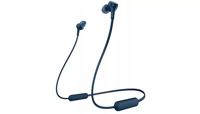 Беспроводные вакуумные наушники Sony WI-XB400 In-ear Wireless Mic Blue, фото № 1