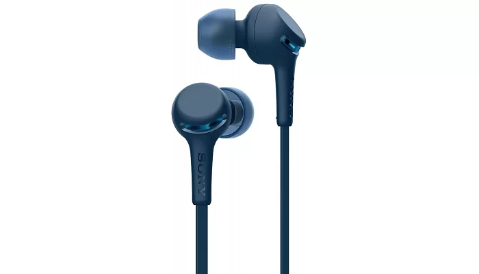 Беспроводные вакуумные наушники Sony WI-XB400 In-ear Wireless Mic Blue, фото № 3