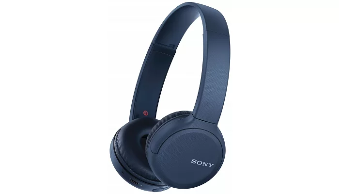 Беспроводные наушники Sony WH-CH510 On-ear Wireless Mic Blue, фото № 1