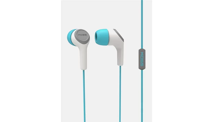 Вакуумные наушники Koss KEB15iT Mic Teal 195207.101, фото № 1