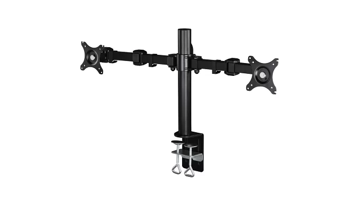 Настільне кріплення для монітора HAMA Arm 2 25-66 cm (10"-26") 2 scr black, фото № 4