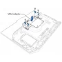Кріплення для ТВ ASUS VESA ADAPTER/A5200WFA//BK/1PCS(A5 SERIES)