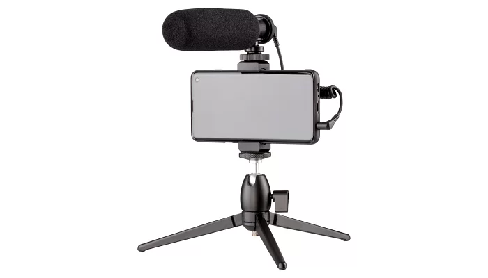 Микрофон с триподом для мобильных устройств 2E MM011 Vlog KIT, 3.5mm, фото № 2