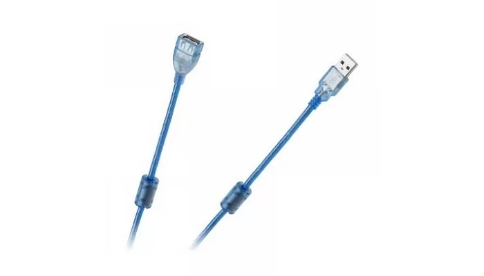 Готовий кабель USB 2.0 тато - мама подовжувач 5м екран+фільтр Cabletech KPO3866-5