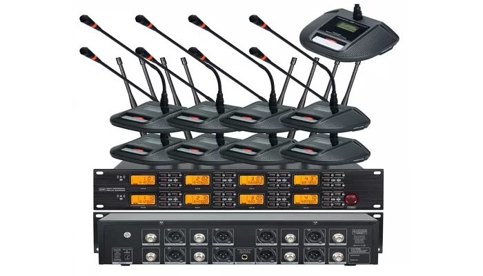 Беспроводная микрофонная конференц-система Emiter-S TA-708