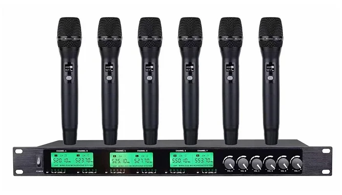 Радиосистема с шестью ручными микрофонами Emiter-S TA-7806