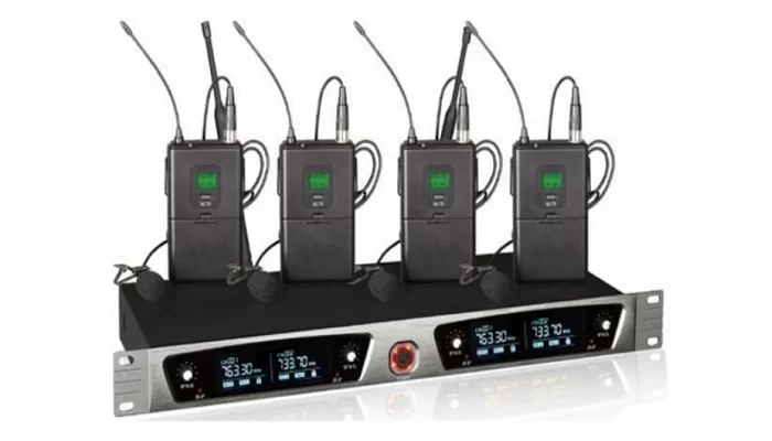 Цифровая радиосистема с четырмя петличными (наголовными) микрофонами Emiter-S TA-991P