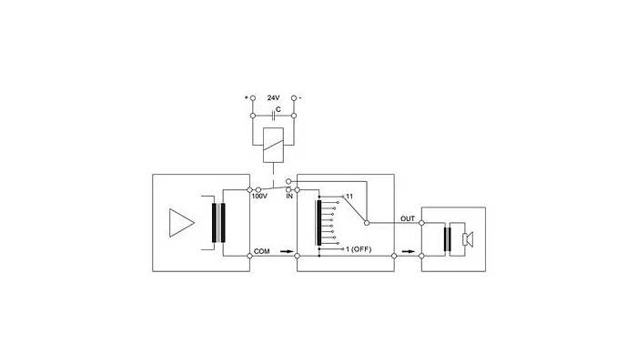 Регулятор гучності L-Frank Audio HVC86N-50 50Вт, 100V, фото № 2