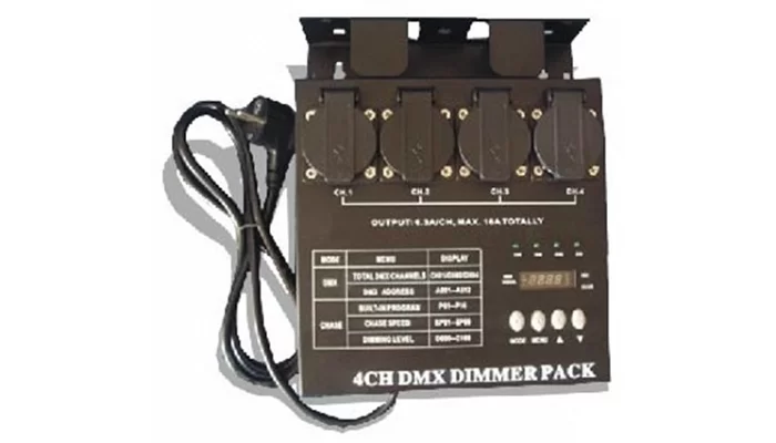 Диммерный контроллер с DMX управлением New Light PR-404A