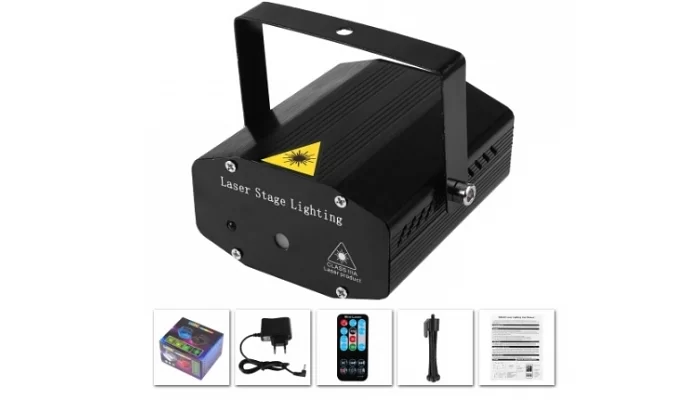 Лазерне заливання New Light S4 150mW RG Mini Laser Light USB ДУ, фото № 2