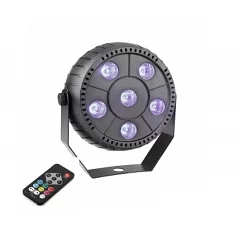 Ультрафиолетовый LED прожектор с пультом управления New Light BAT-5SU LED PAR LIGHT 6*1W
