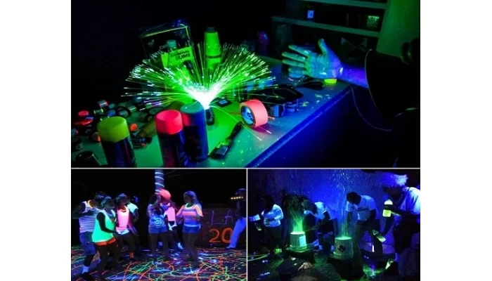 Ультрафиолетовый LED прожектор с пультом управления New Light BAT-5SU LED PAR LIGHT 6*1W, фото № 2