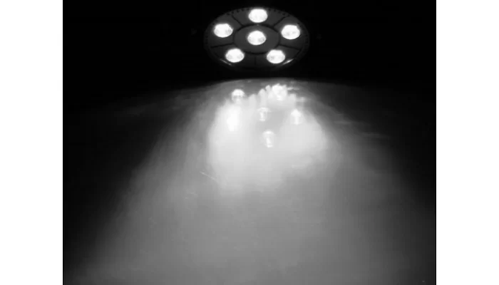 Світлодіодний LED прожектор із пультом керування New Light BAT-5SW LED PAR LIGHT 6*1W білий, фото № 2