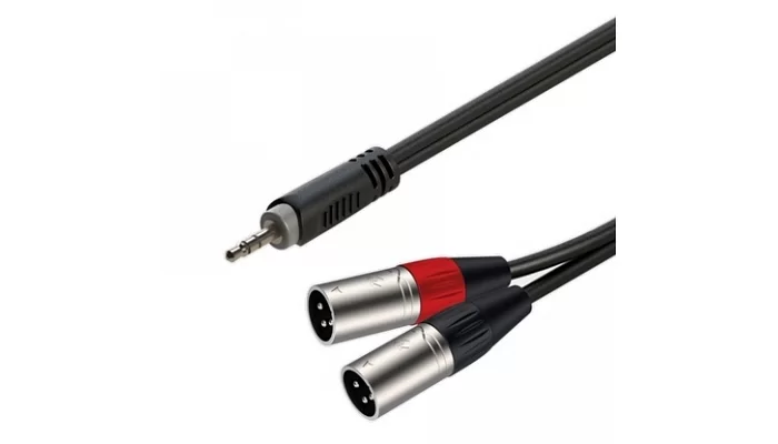 Готовый кабель Roxtone RAYC190L1, 2х1x0.14 кв. мм, вн. диаметр 4x8 мм, 1 м