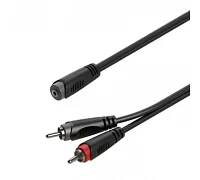 Готовый кабель Roxtone RAYC370L02, 2х1x0.14 кв. мм, вн. диаметр 4x8 мм, 0,2 м
