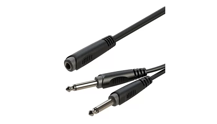 Готовый кабель Roxtone RAYC510L02, 2х1x0.14 кв. мм, вн. диаметр 4x8 мм, 0,2 м