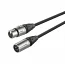 Готовый микрофонный кабель Roxtone DMXX200L1, 2x0.22 кв.мм, вн.диаметр 6 мм, 1 м