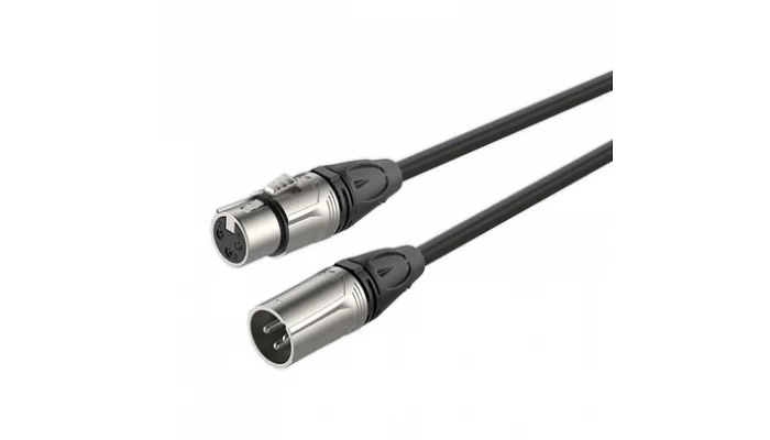 Готовый микрофонный кабель Roxtone DMXX200L1, 2x0.22 кв.мм, вн.диаметр 6 мм, 1 м