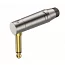 Роз'єм кутовий Roxtone RJ2RPP-BK-NG Jack 6,3 (mono)