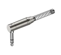 Роз'єм кутовий Roxtone RJ3RPP-NN Jack 6.3mm (stereo)