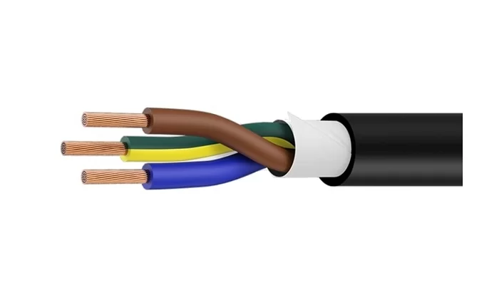 Силовой трехжильный кабель в двойной изоляции Roxtone PC315R 100 м