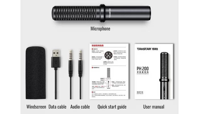 Мікрофон для мобільних пристроїв Takstar PH-200, фото № 2