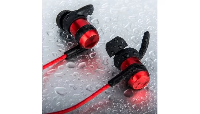 Беспроводные вакуумные наушники Takstar DW1-RED In-ear Bluetooth Sport Headphone, красные, фото № 2