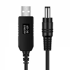 Універсальний USB кабель &quot;конвертер&quot; для роутера від повербанку EMCORE DC 5V to 12V