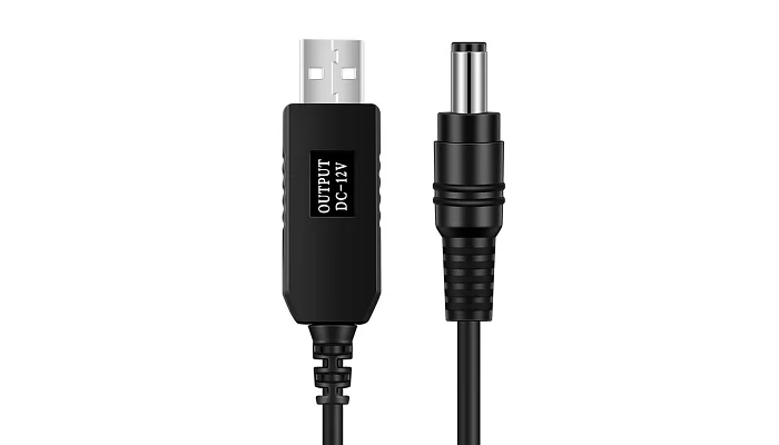 Универсальный USB кабель "конвертер" для роутера от повербанка EMCORE DC 5V to 12V, фото № 1