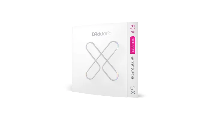Комплект струн для електрогітари D'ADDARIO XSE0942 XS Coated Electric Guitar Strings, Super Light (09-42), фото № 2