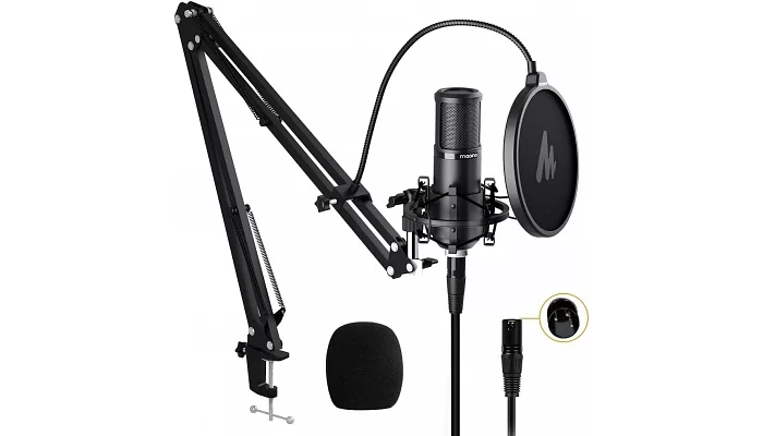 Студійний мікрофон з аксесуарами Maono PM320S, фото № 2