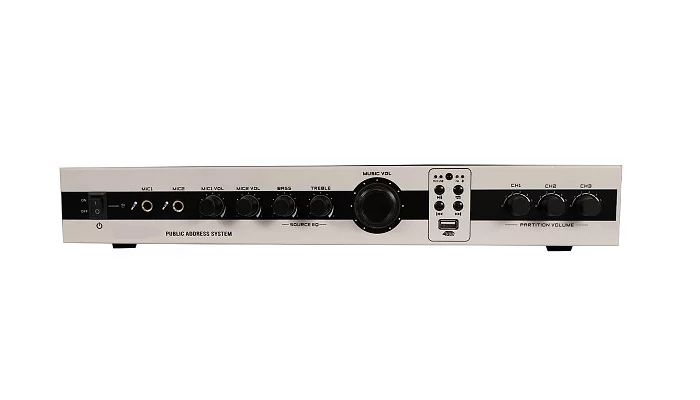 Трансляційний підсилювач потужності BIG UNIT350 3zone MP3/FM/BT REMOTE
