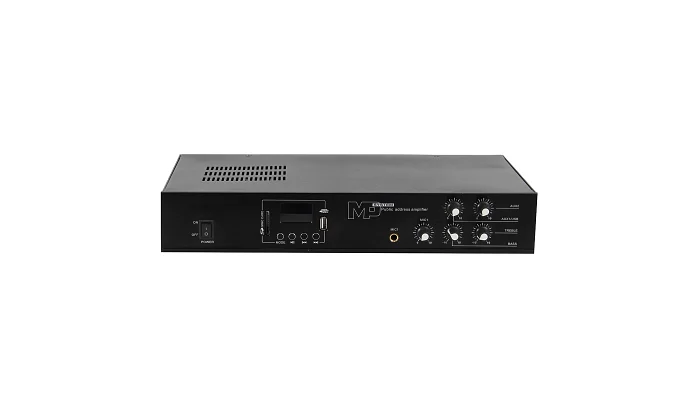 Трансляційний підсилювач потужності BIG PA80 MP3/FM/BT