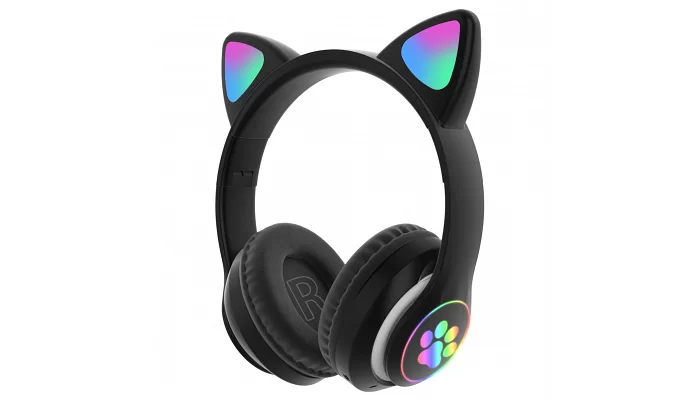 Дитячі бездротові навушники Bluetooth з підсвічуванням EMCORE CAT Headset VZV-28M, фото № 1