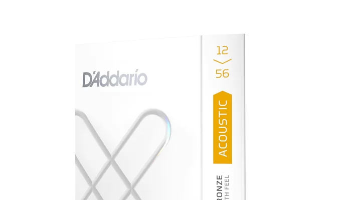 Струни для акустичної гітари D'ADDARIO XSABR1256 XS 80/20 BRONZE LIGHT TOP/MEDIUM BOTTOM (12-56), фото № 3