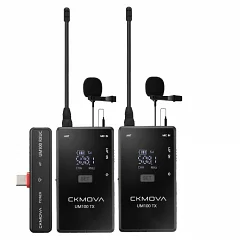 Радіосистема з двома петличними мікрофонами CKMOVA UM100 Kit4(Type-C)