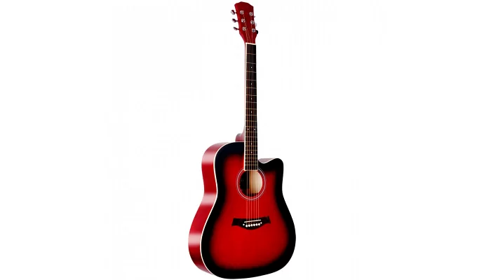 Акустическая гитара Alfabeto WG105 (Red Sunburst) + чехол, фото № 1