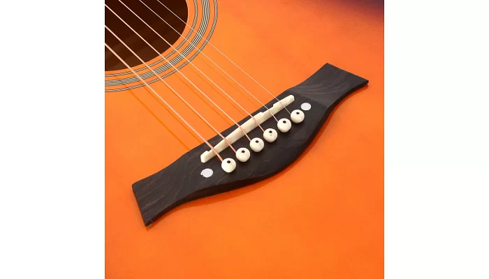 Акустическая гитара Alfabeto WG110 (3 Tone Sunburst) + чехол, фото № 6