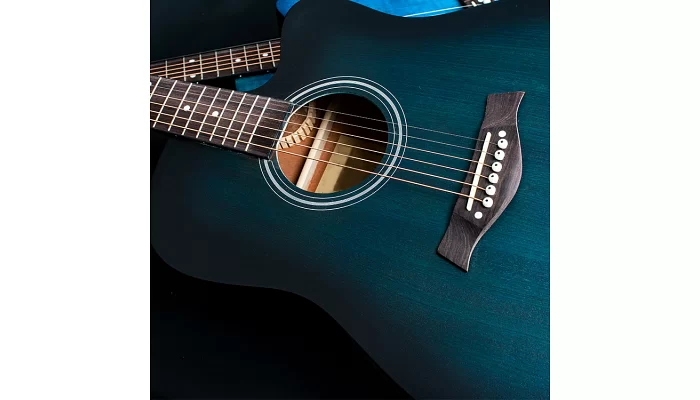 Акустическая гитара Alfabeto WG130 (Dark Blue) + чехол, фото № 2